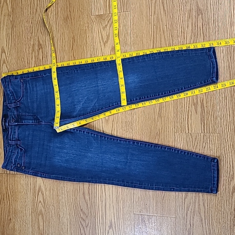LIVER POOL 28x24 ANKLE SKINNY PRE-OWEND PRE-SHRUNK WOMEN GIRL STRECH PETITE JEAN